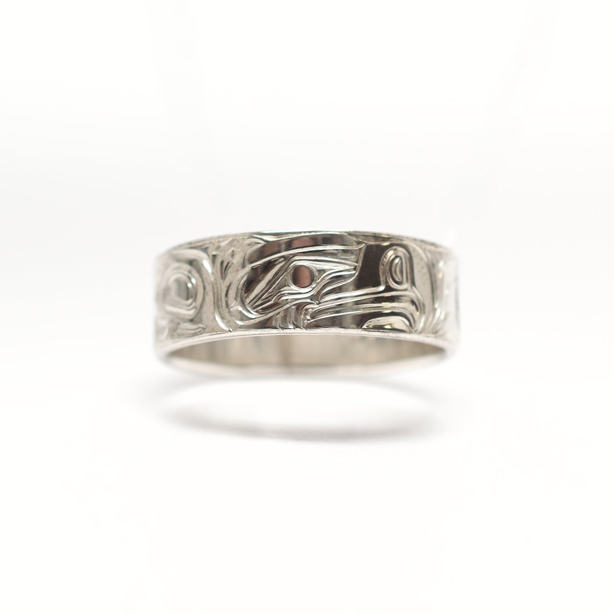 Silver Eagle Ring by Kwakwaka'wakw artist Chris Cook
