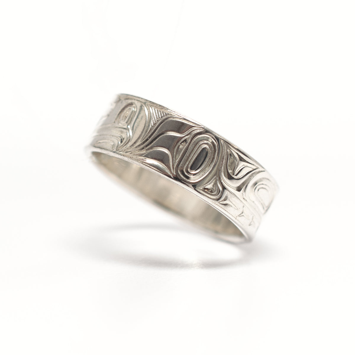Silver Eagle Ring by Kwakwaka'wakw artist Chris Cook