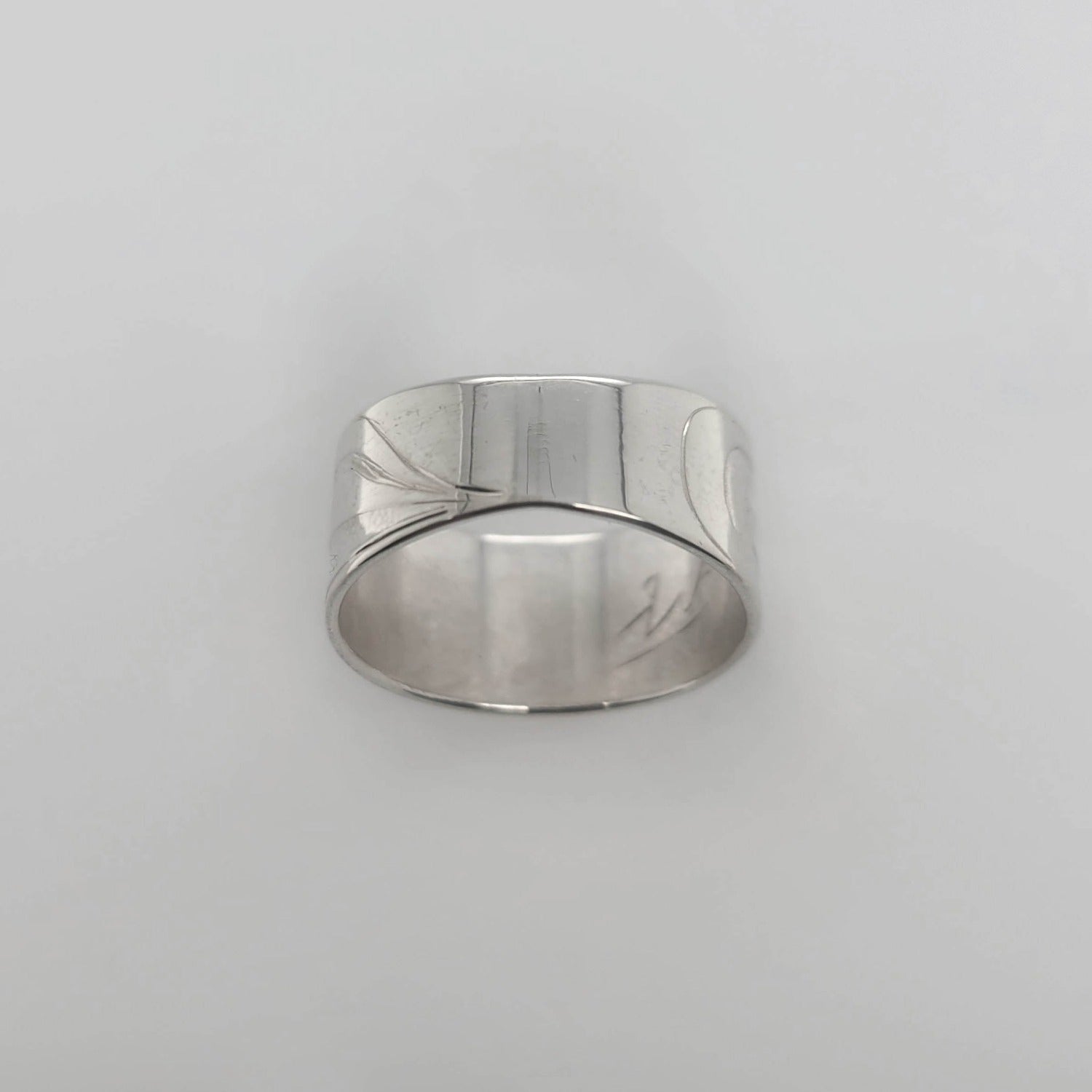 Indigenous Formline Silver Ring by Haida artist Robin Rorick