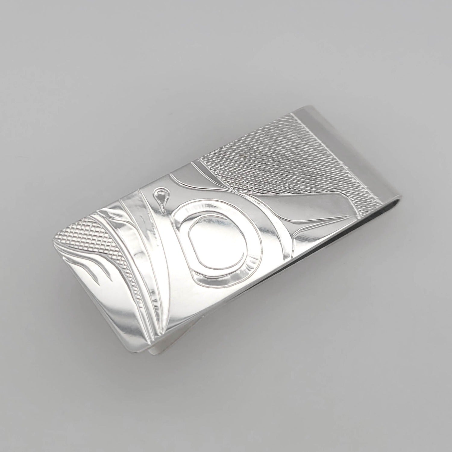 First Nations Silver Money Clips by Cree artist Justin Rivard