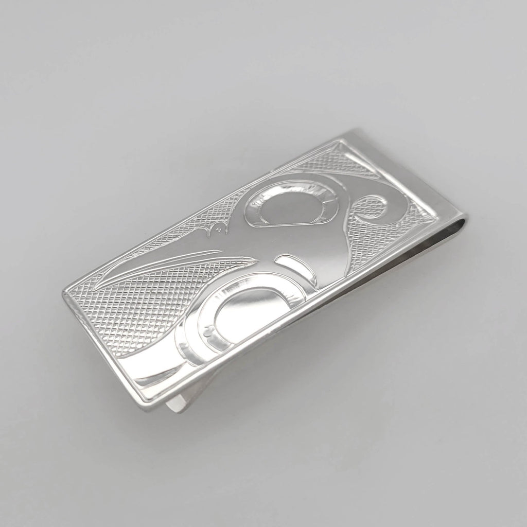First Nations Silver Money Clips by Cree artist Justin RivardFirst Nations Silver Money Clips by Cree artist Justin Rivard