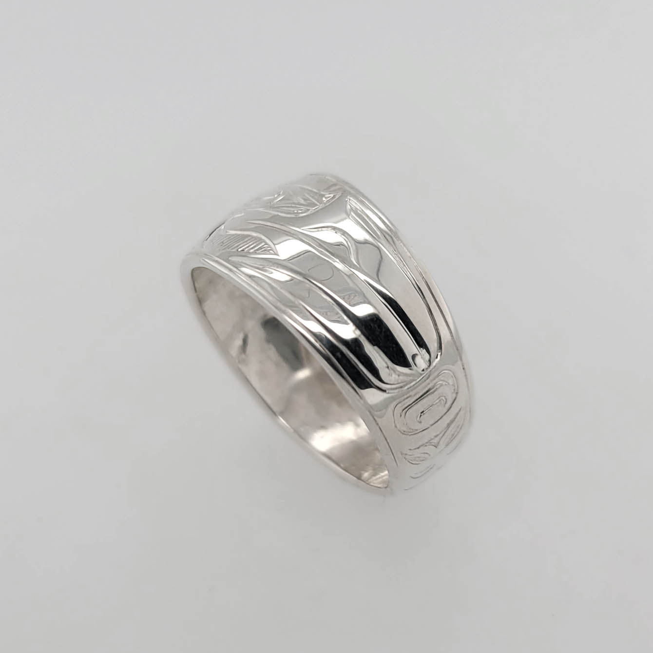 Silver Hummingbird Ring by Joe Wilson