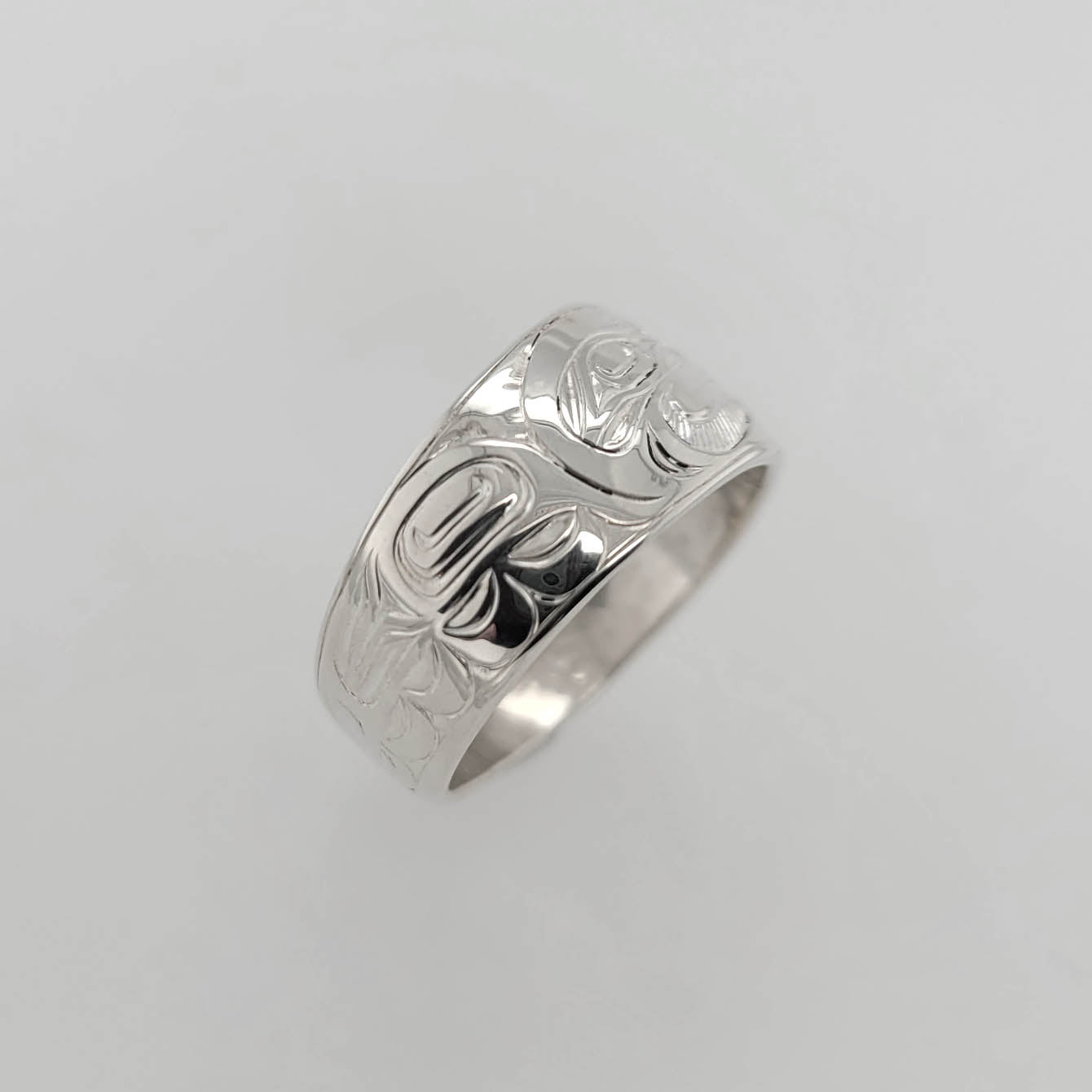 Silver Hummingbird Ring by Joe Wilson