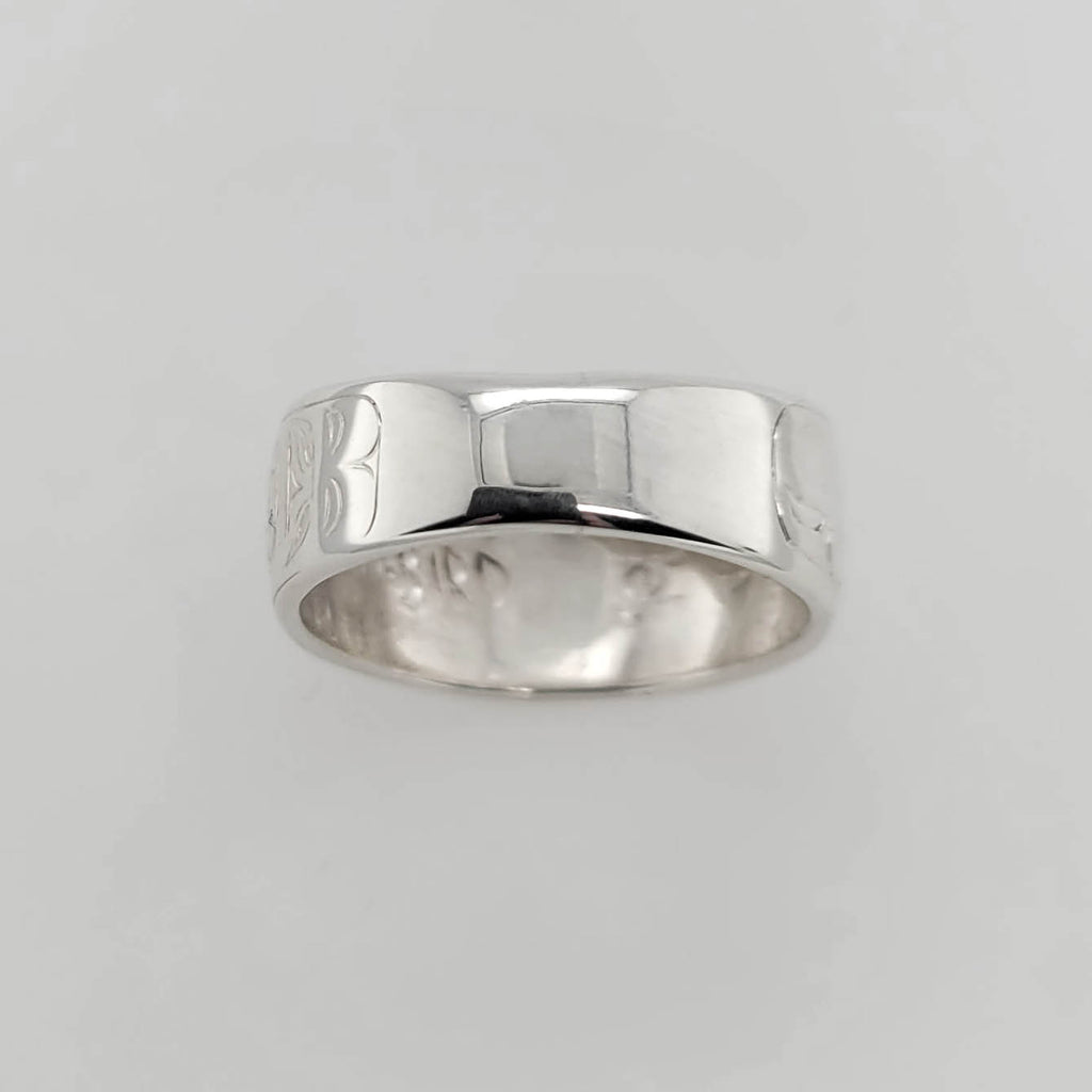 Silver Hummingbird Ring by Joe Wilson
