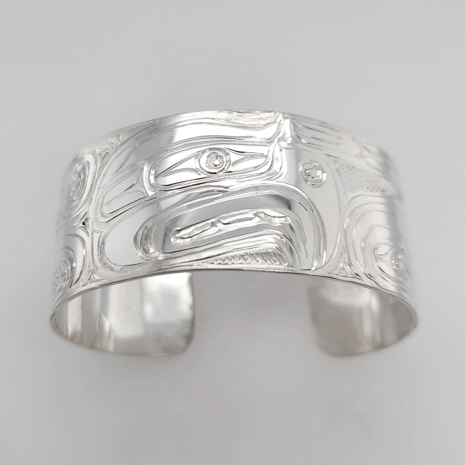 Silver Thunderbird Bracelet by Kwakwaka'wakw artist Don Wadhams