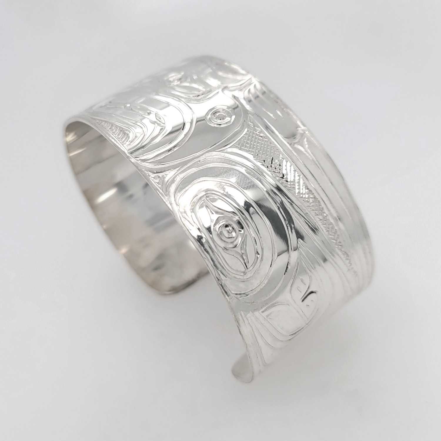 Silver Thunderbird Bracelet by Kwakwaka'wakw artist Don Wadhams