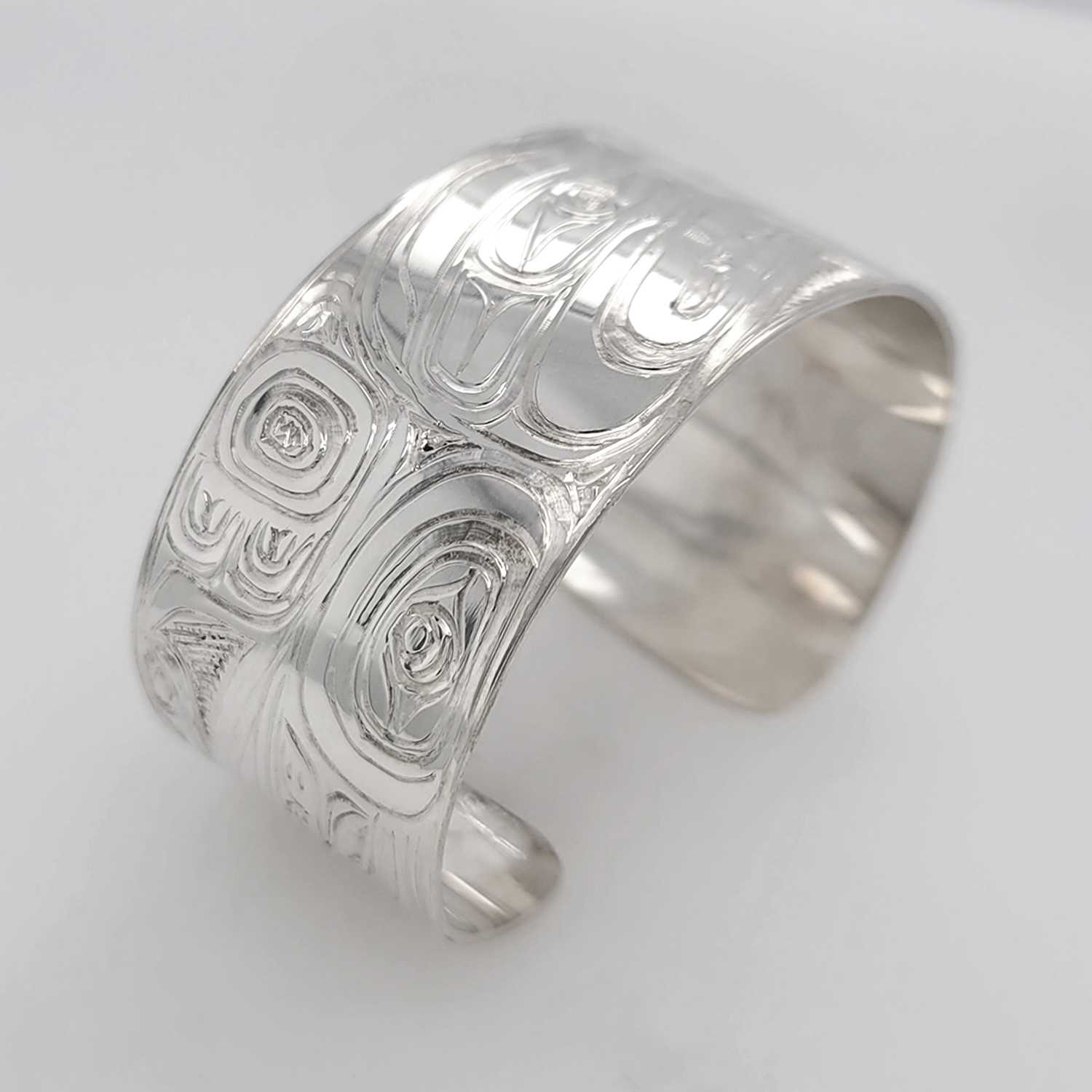 Silver Thunderbird Bracelet by Kwakwaka'wakw artist Don Wadhams