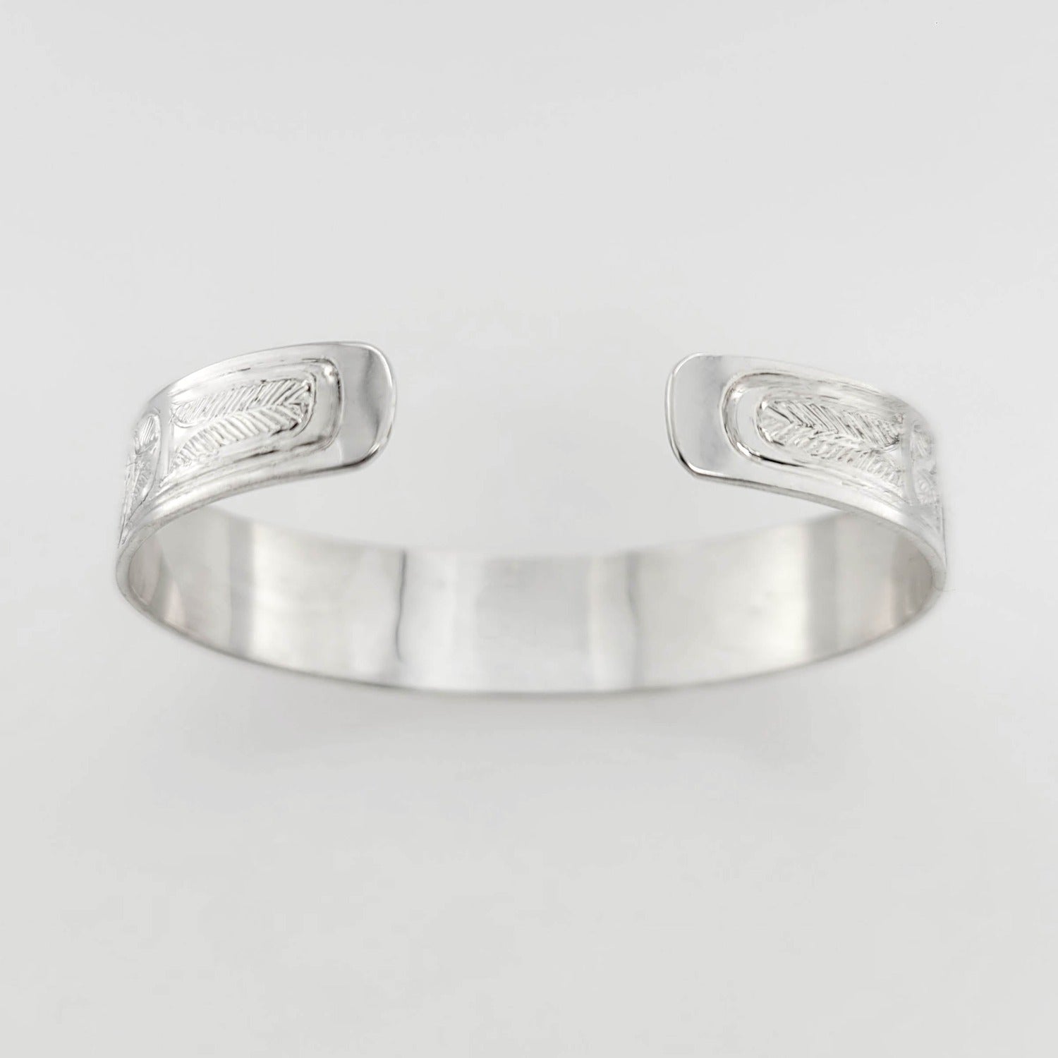 Silver Love Birds Bracelet by Tsimshian artist Bill Helin