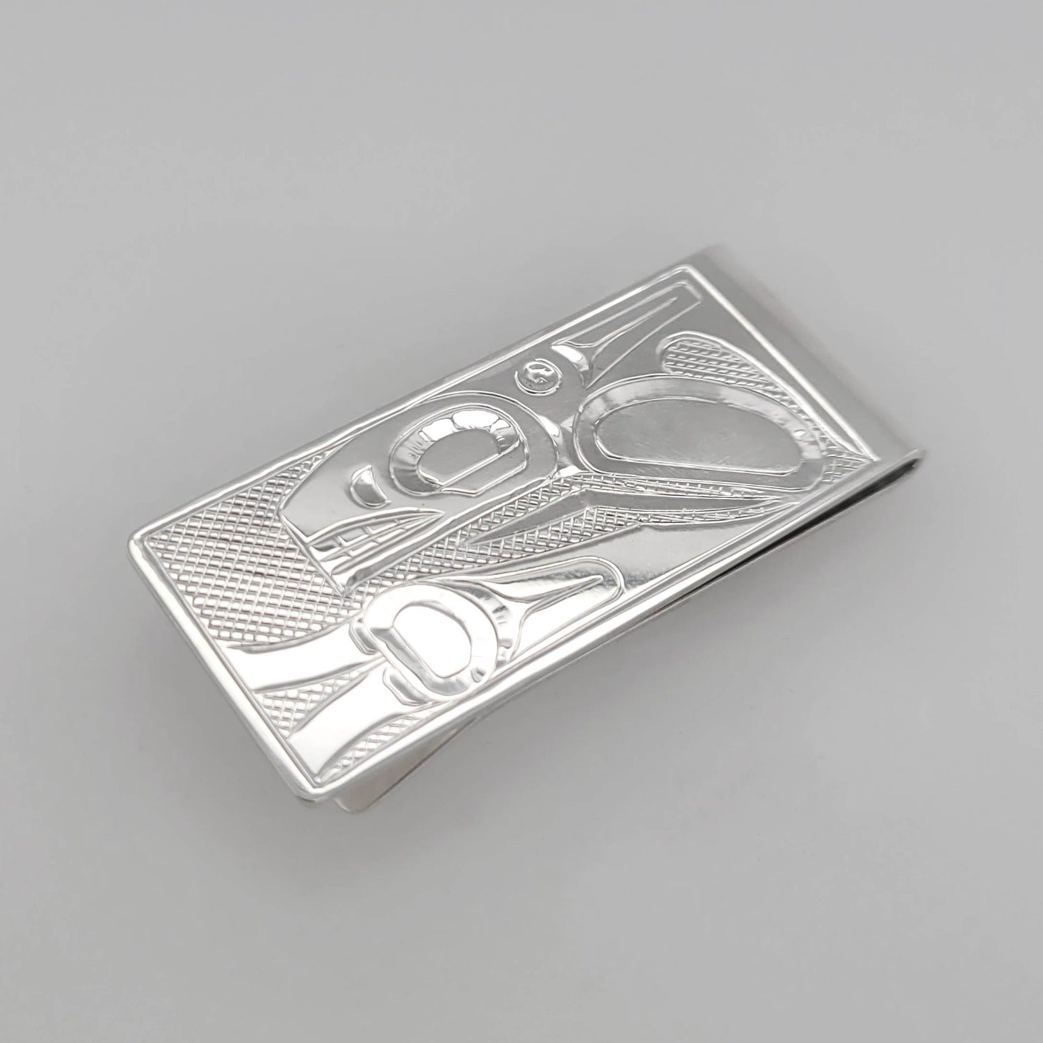 First Nations Silver Money Clips by Cree artist Justin Rivard