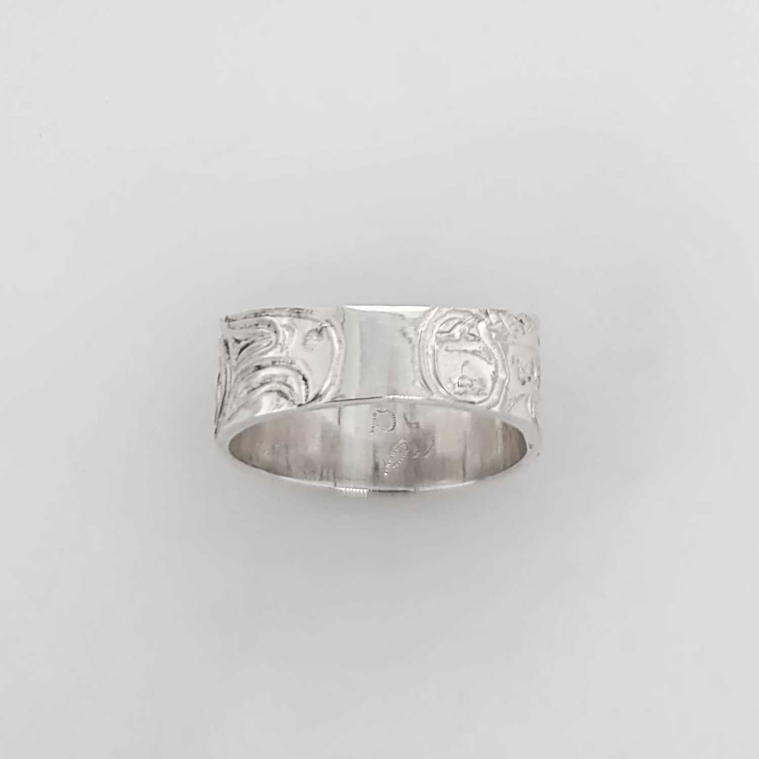Silver Orca Ring by Kwakwaka'wakw artist Don Wadhams