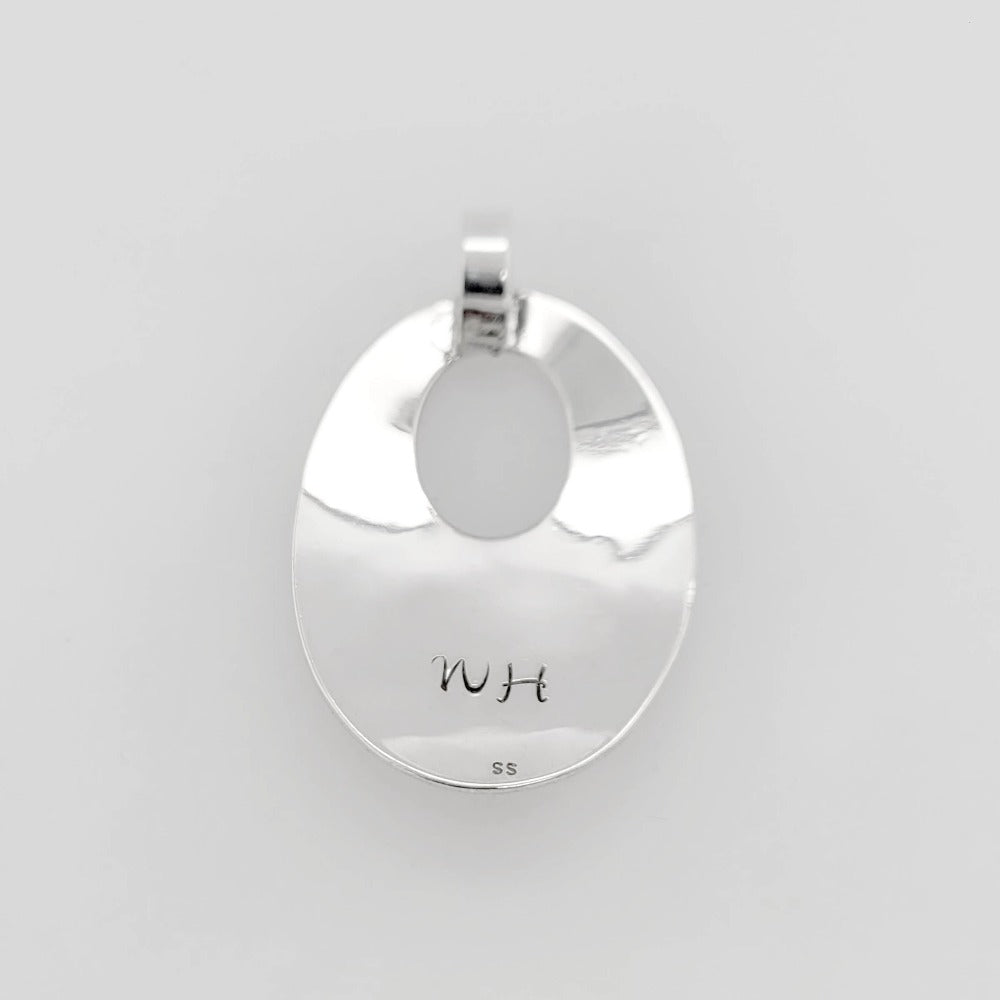 Silver Orca Pendant by Tsimshian artist Bill Helin