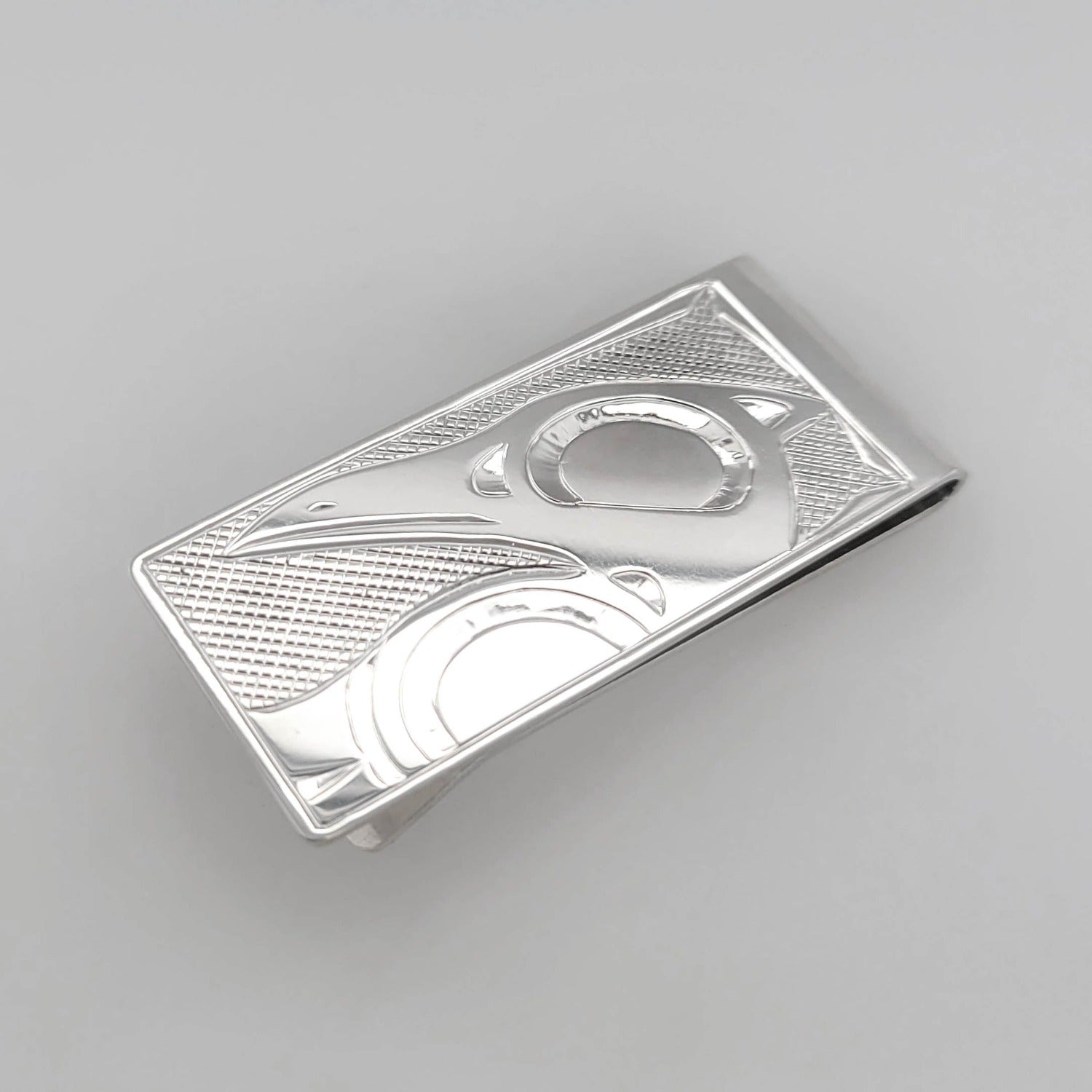 First Nations Silver Money Clips by Cree artist Justin Rivard