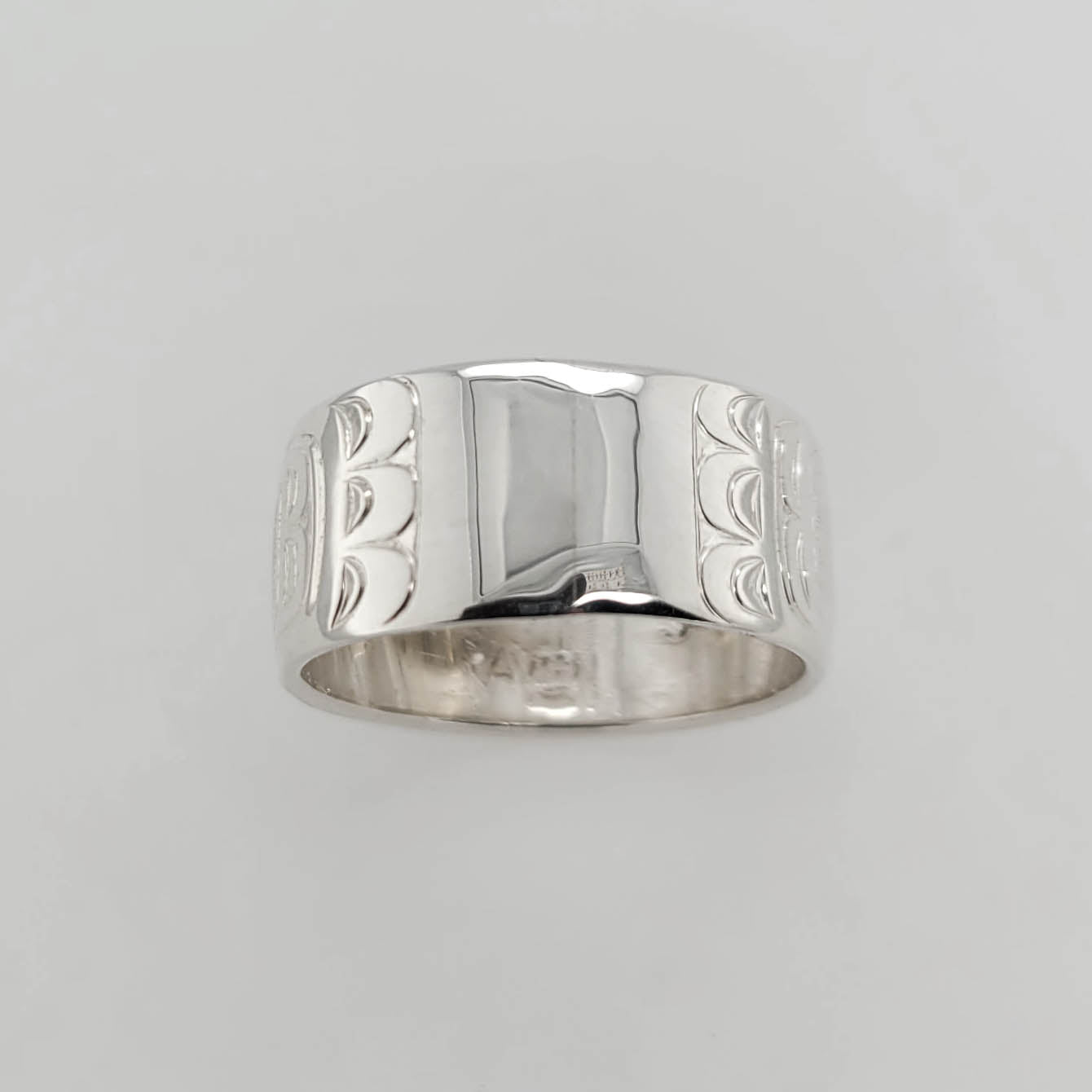 Silver Raven Ring by Kwakwaka'wakw artist Joe Wilson