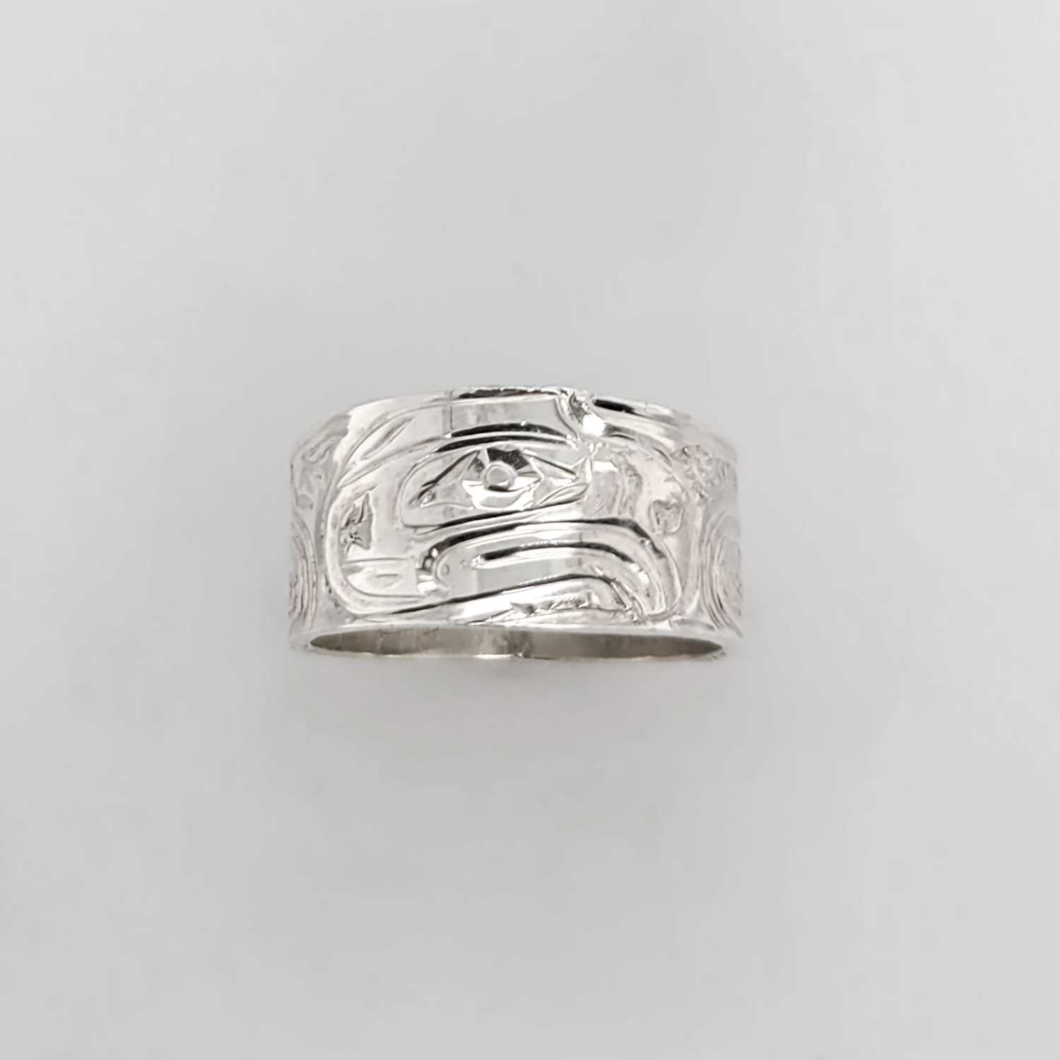 Silver Thunderbird Ring by Kwakwaka'wakw artist Don Wadhams