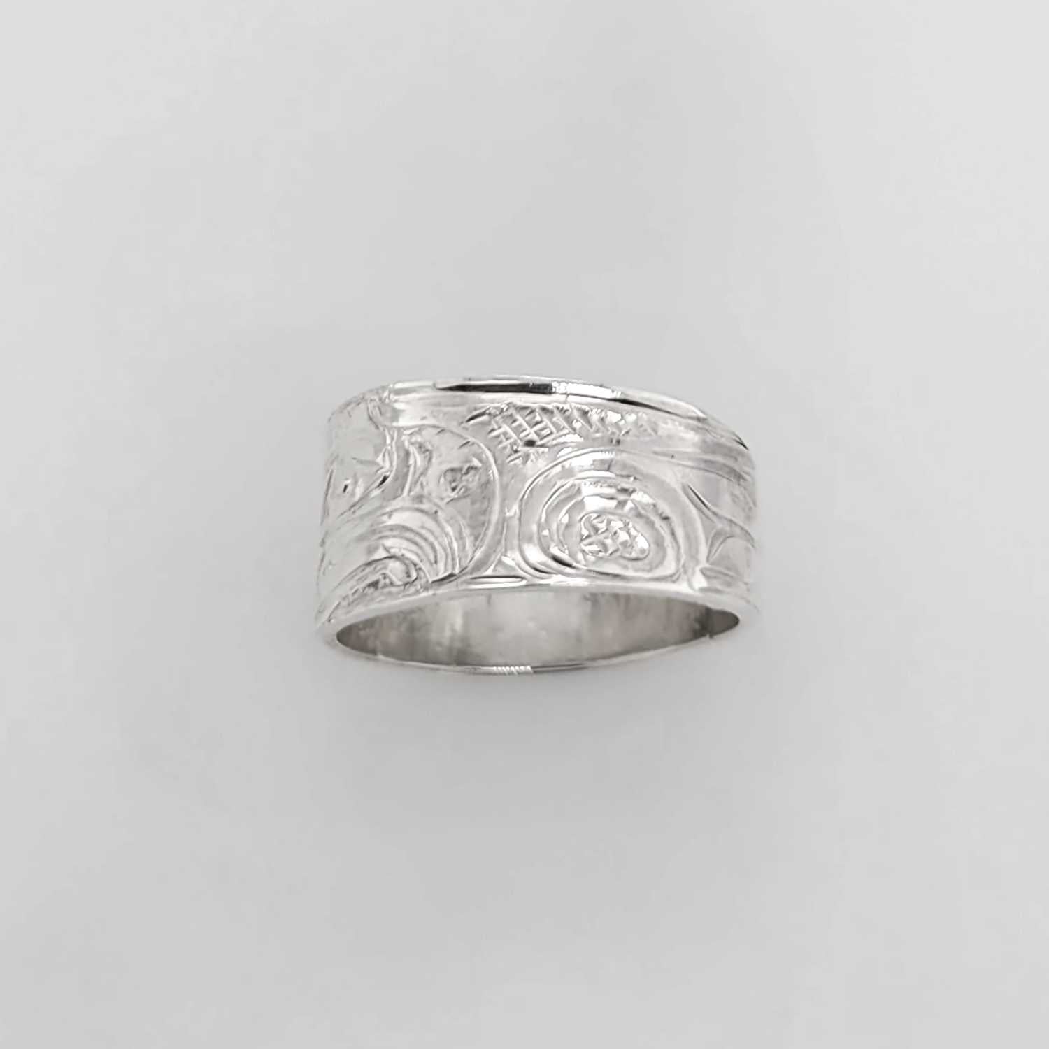 Silver Thunderbird Ring by Kwakwaka'wakw artist Don Wadhams