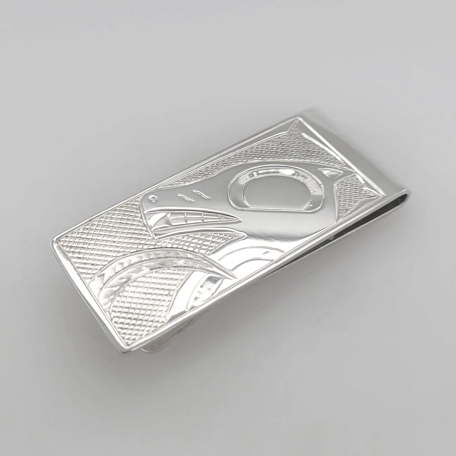 First Nations Silver Money Clips by Cree artist Justin Rivard