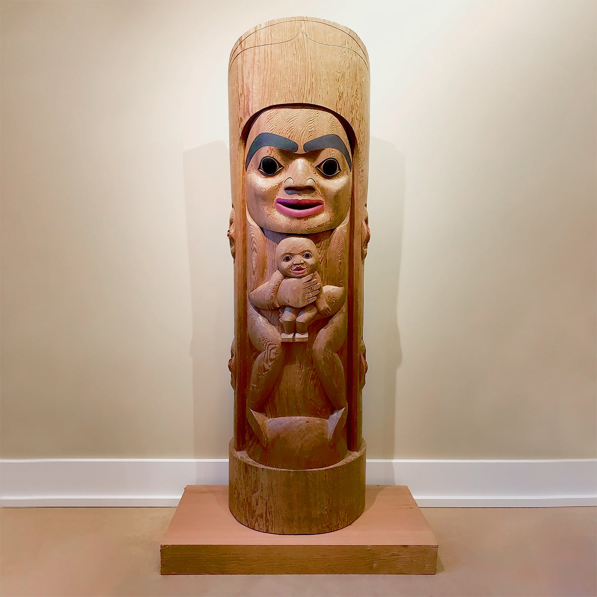 Spirit of Nation Totem Pole by Coast Salish artist Richard Krentz