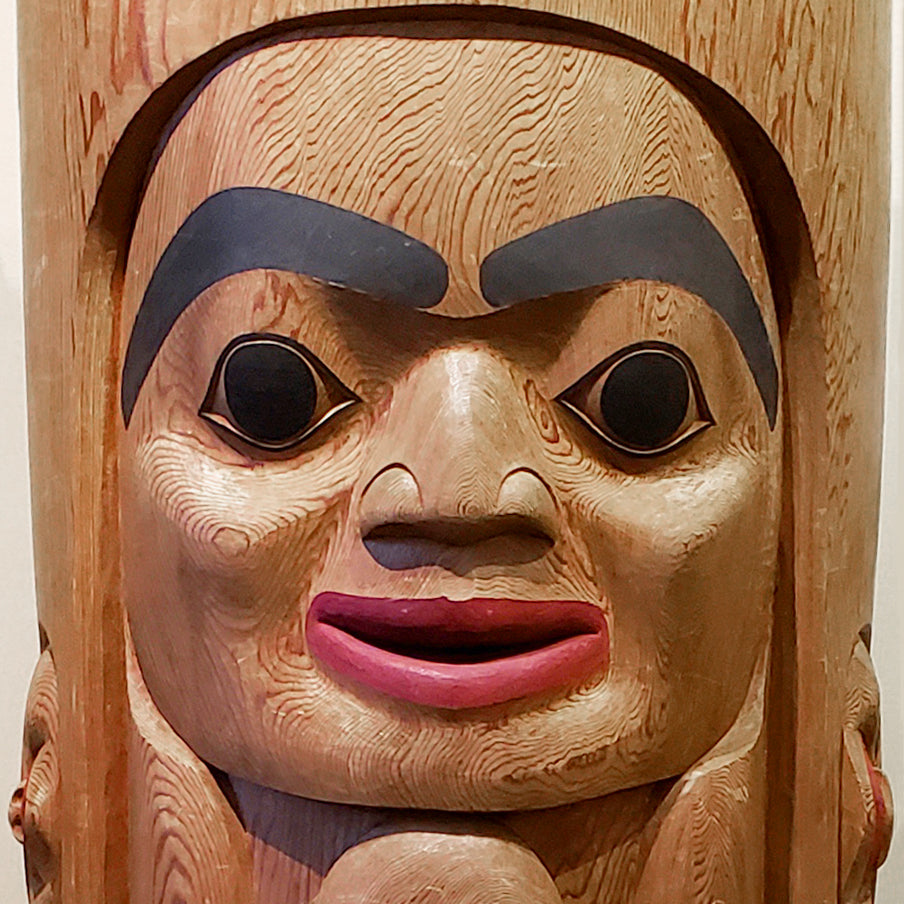 Spirit of Nation Totem Pole by Coast Salish artist Richard Krentz