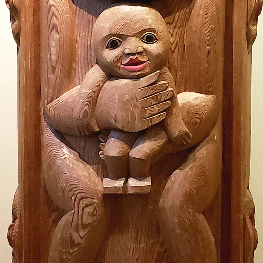 Spirit of Nation Totem Pole by Coast Salish artist Richard Krentz