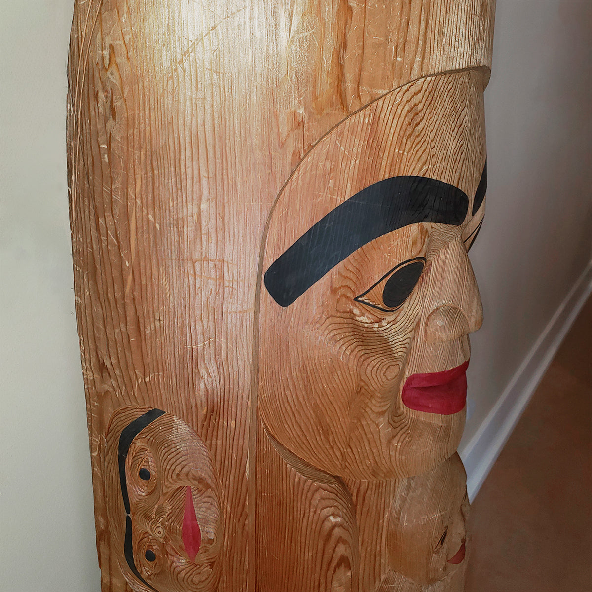 Spirit of Nation Totem Pole by Coast Salish artist Richard Krentz