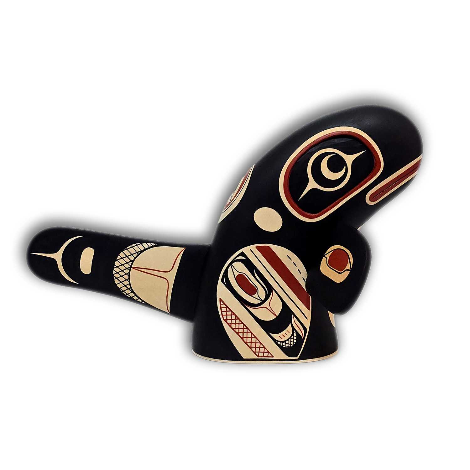 Spyhop Orca by Kwakwaka'wakw artist Rod Smith