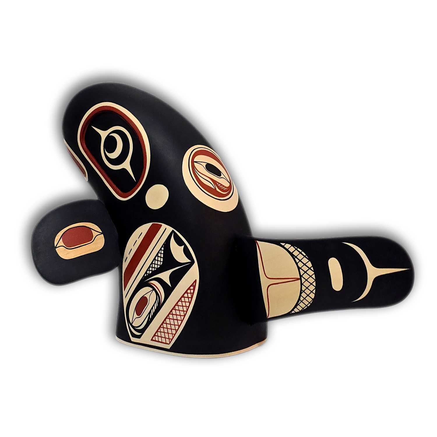 Spyhop Orca by Kwakwaka'wakw artist Rod Smith