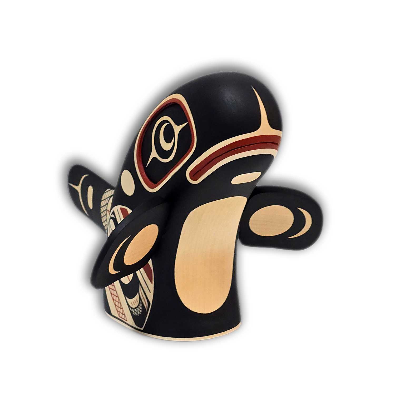 Spyhop Orca by Kwakwaka'wakw artist Rod Smith