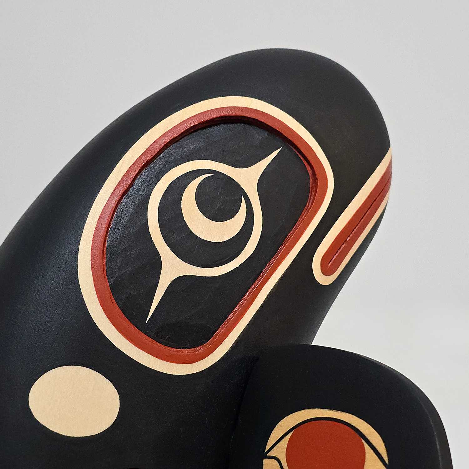 Spyhop Orca Sculpture by Kwakwaka'wakw Artist Rod Smith