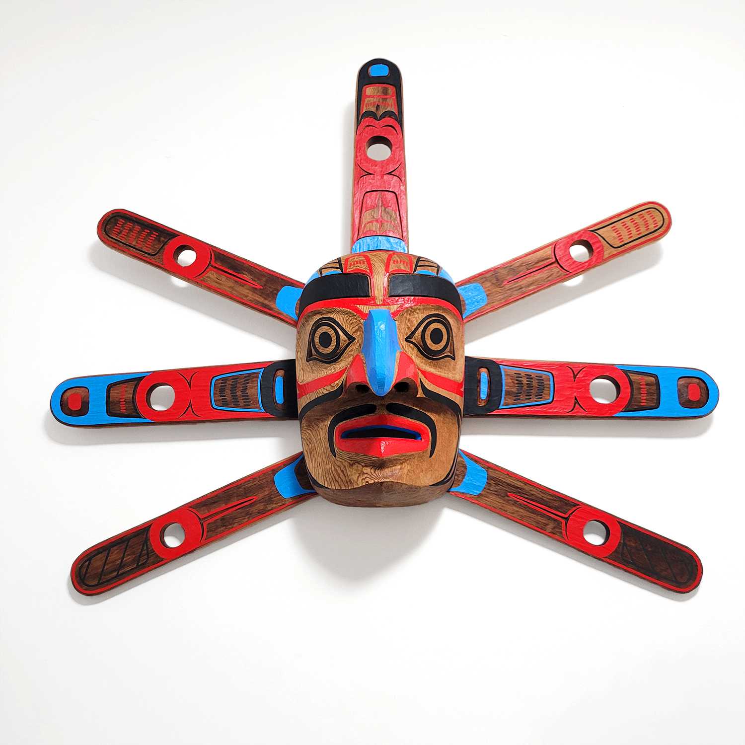 Sun Mask by Kwakwaka'wakw carver Shawn Karpes