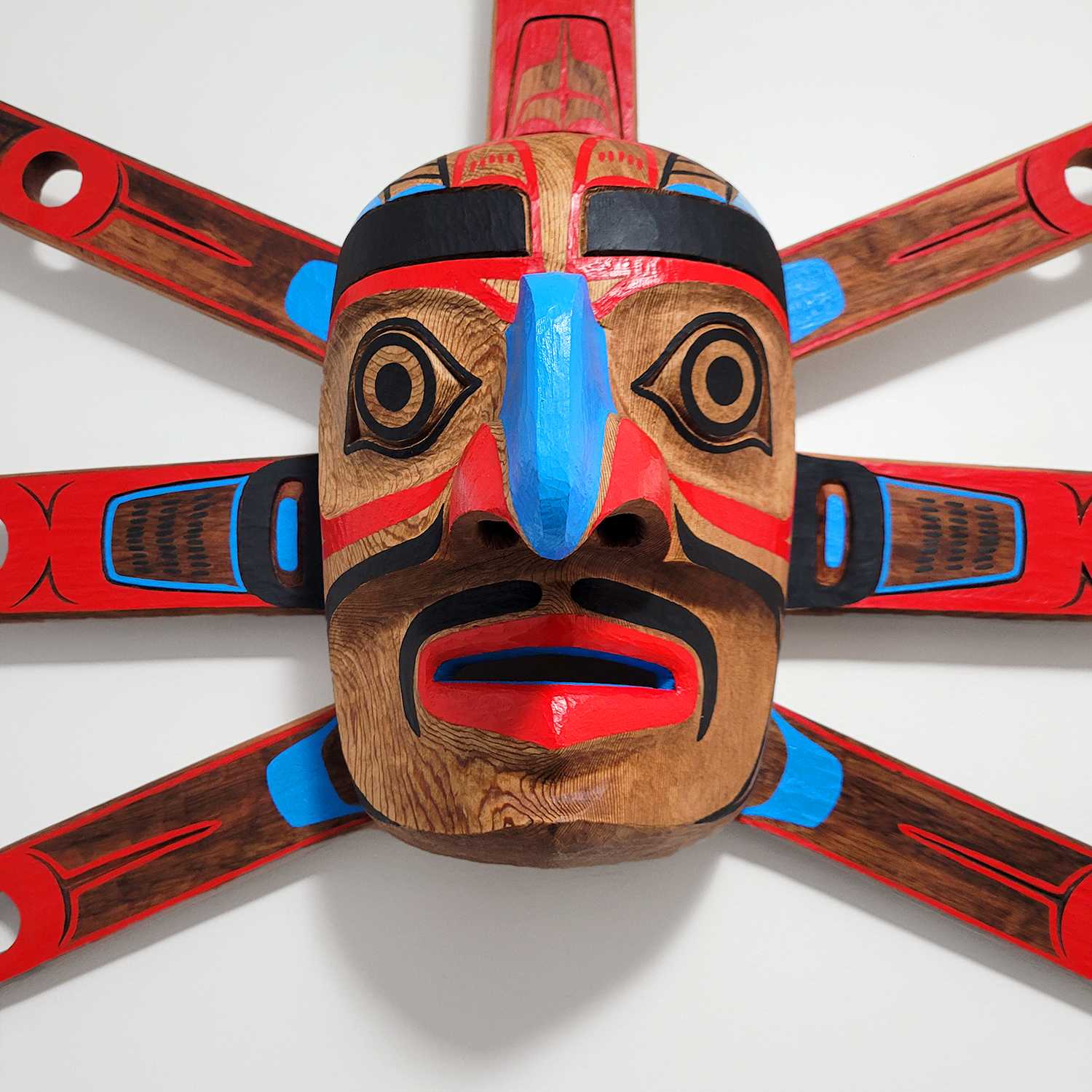 Sun Mask by Kwakwaka'wakw carver Shawn Karpes