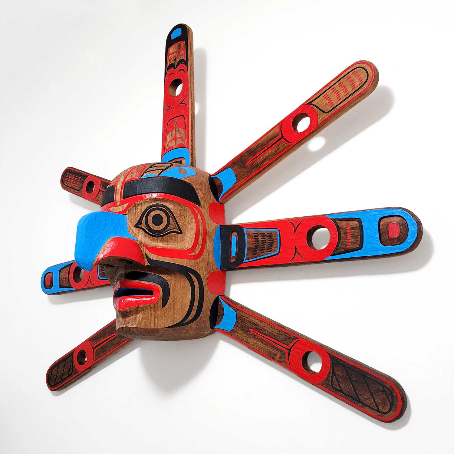 Sun Mask by Kwakwaka'wakw carver Shawn Karpes