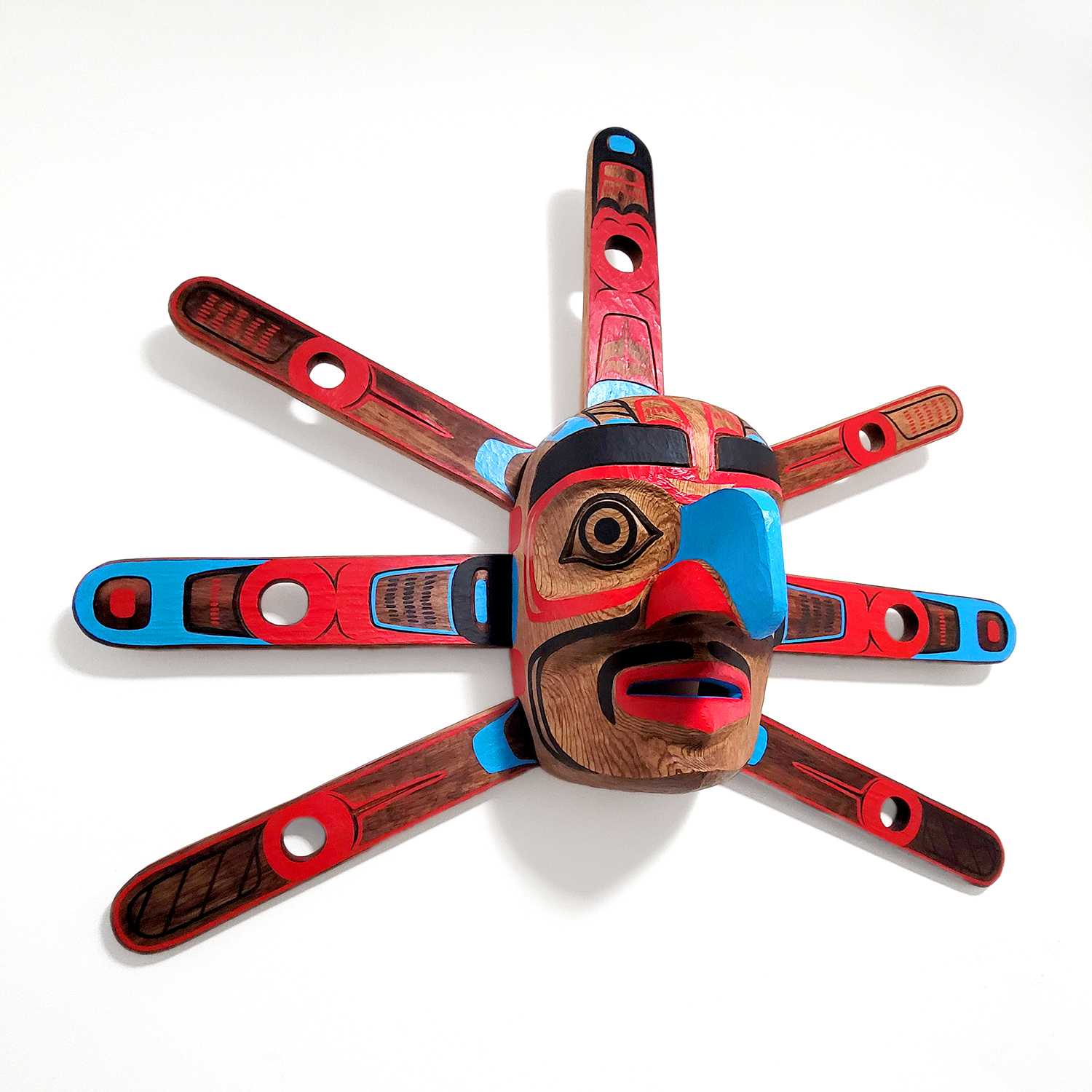 Sun Mask by Kwakwaka'wakw carver Shawn Karpes