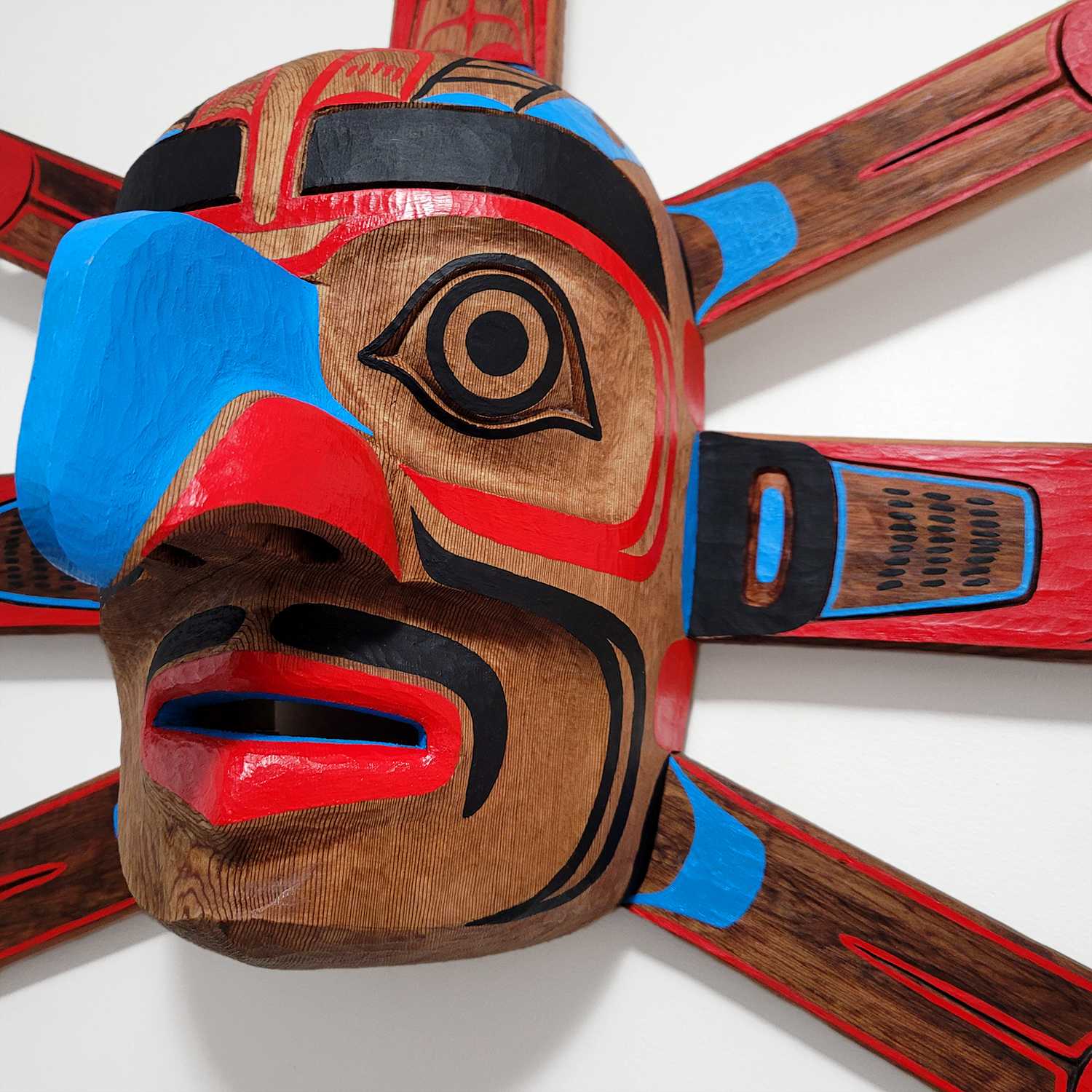 Sun Mask by Kwakwaka'wakw carver Shawn Karpes