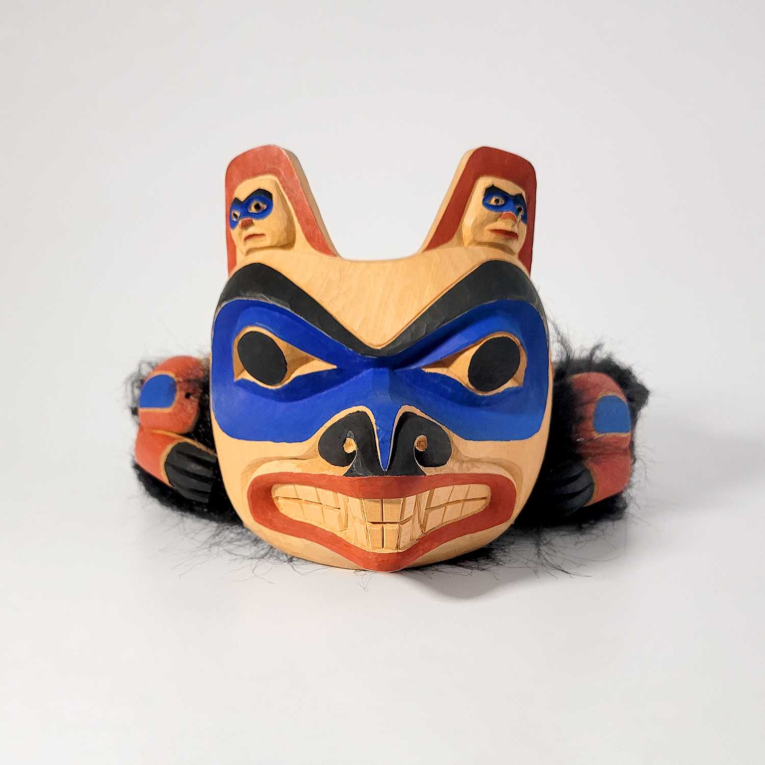 Wolf Frontlet by First Nations carver Henry Robertson