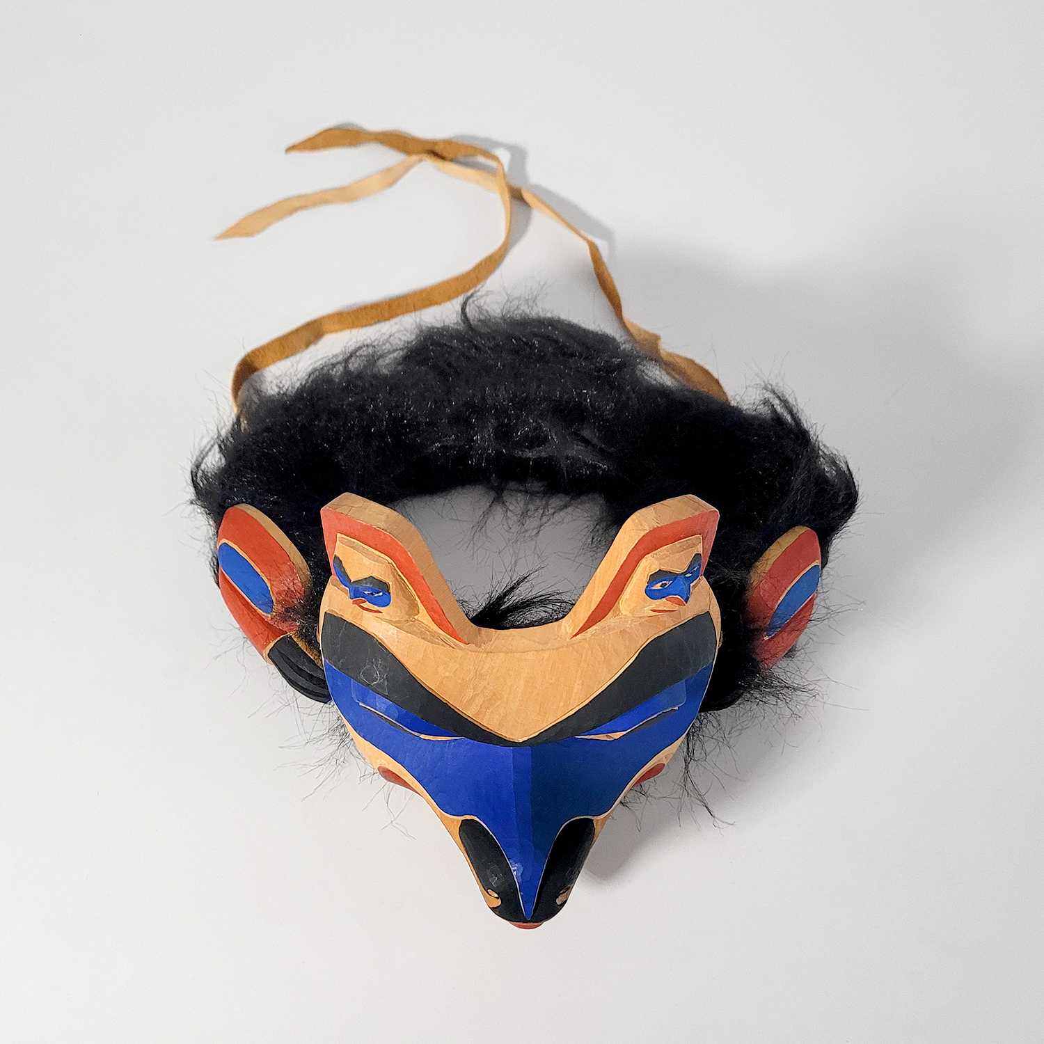 Wolf Frontlet by First Nations carver Henry Robertson