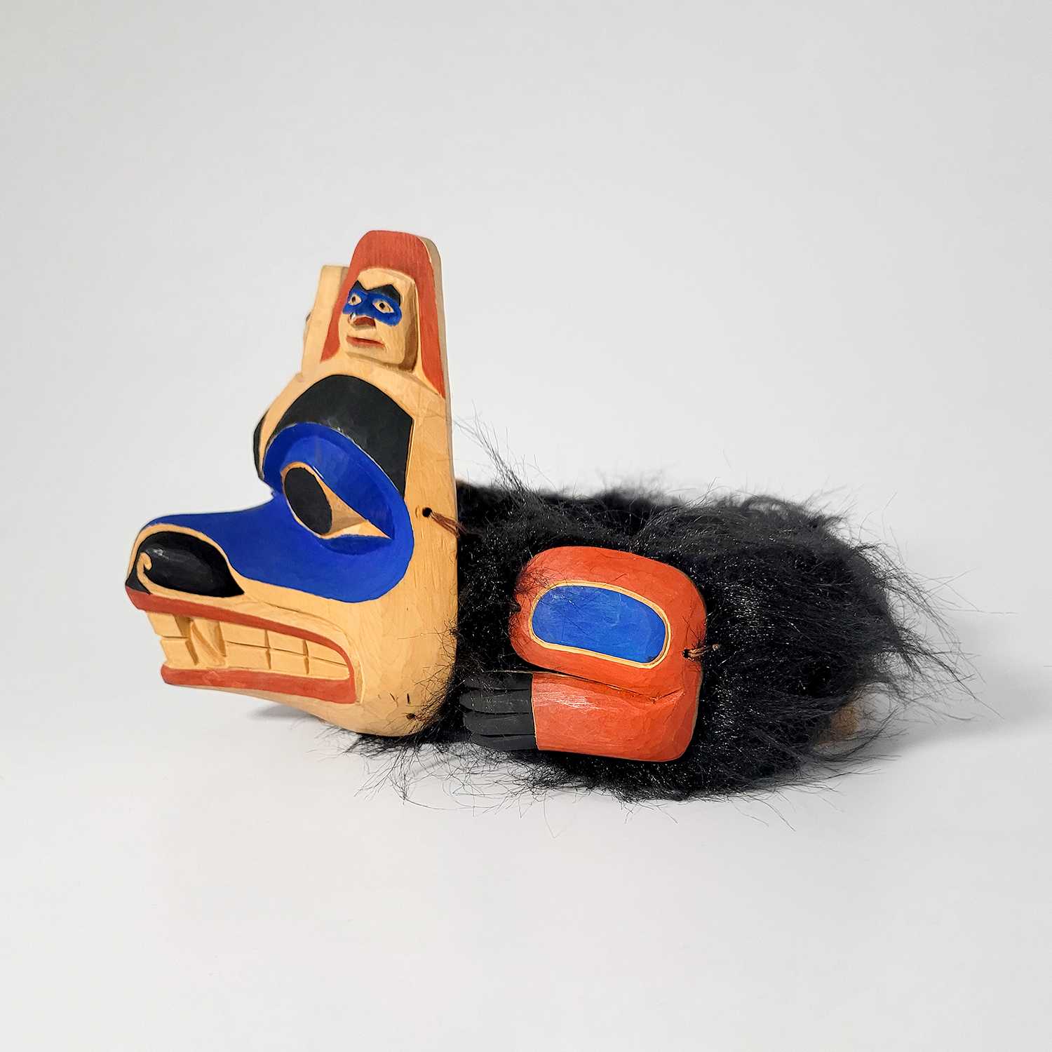 Wolf Frontlet by First Nations carver Henry Robertson