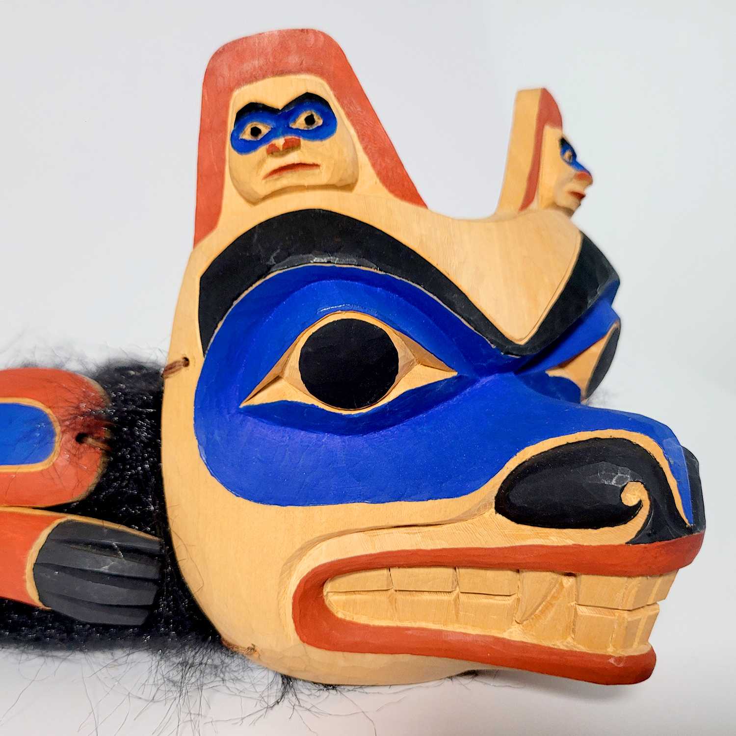 Wolf Frontlet by First Nations carver Henry Robertson