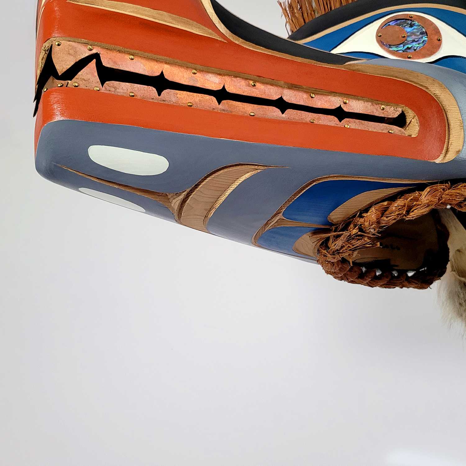 Wolf Headdress by First Nations carver Karver Everson