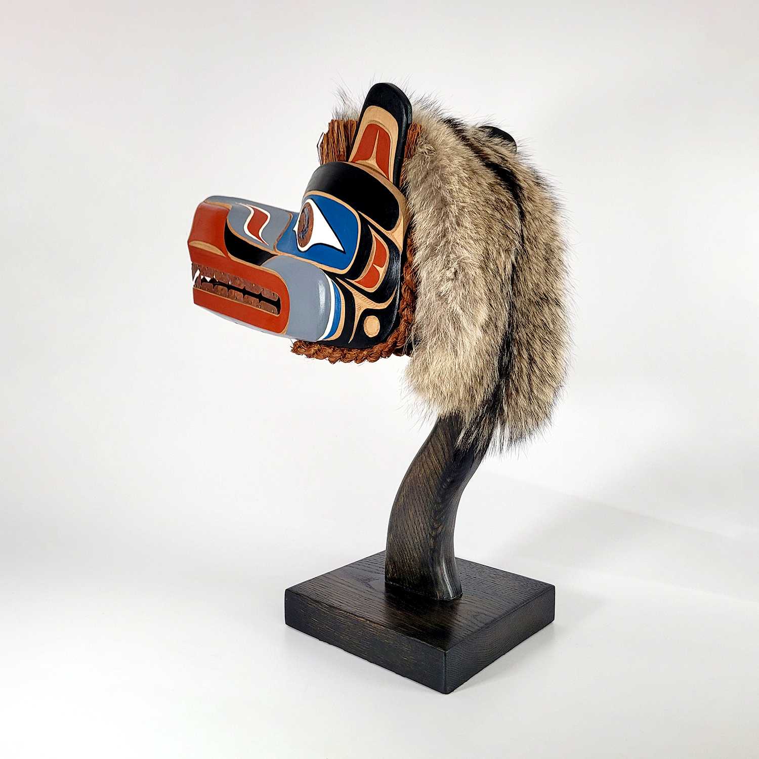 Wolf Headdress by First Nations carver Karver Everson
