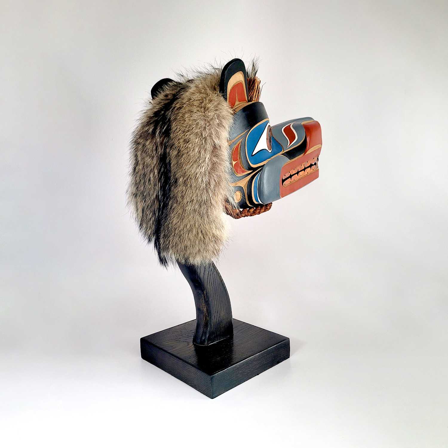 Wolf Headdress by First Nations carver Karver Everson