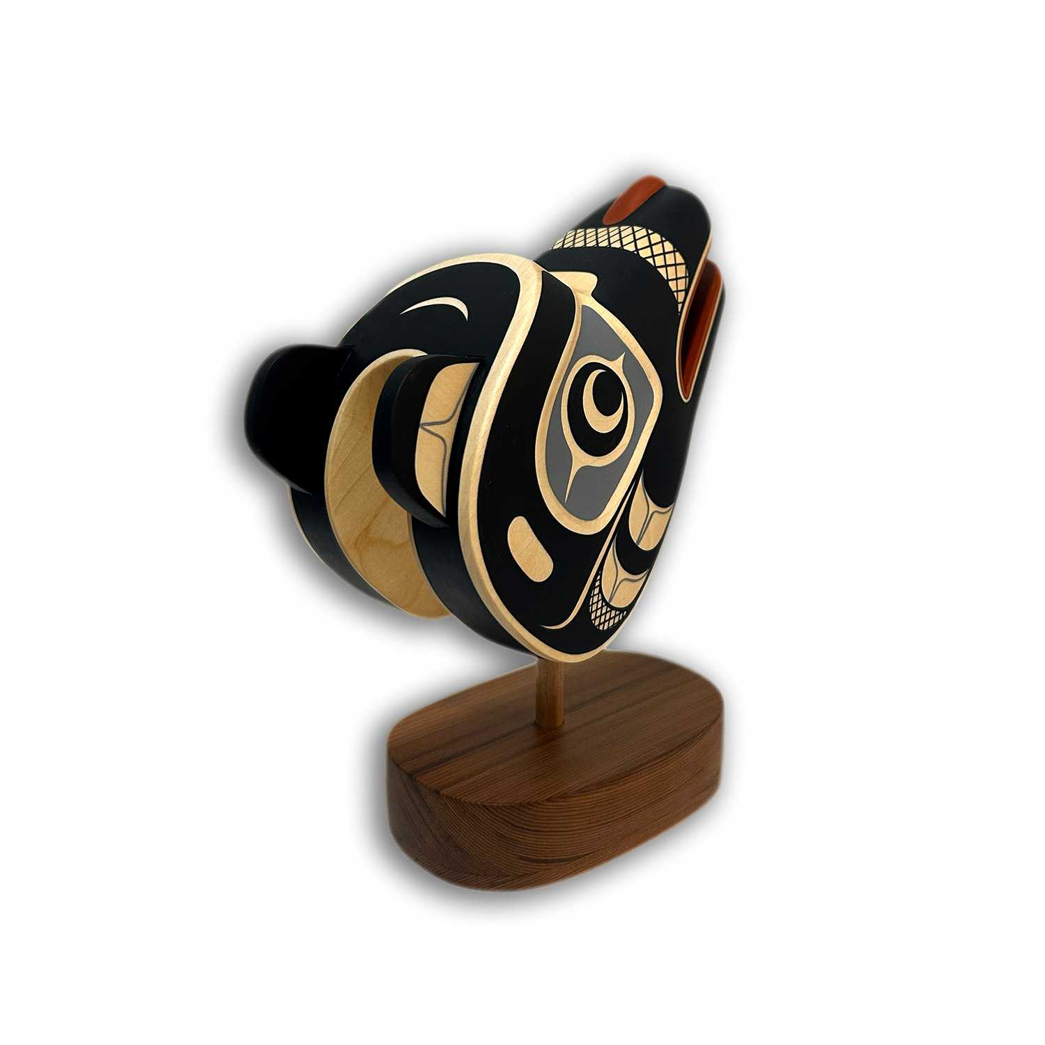 Wolf Maskette by Kwakwaka'wakw artist Rod Smith