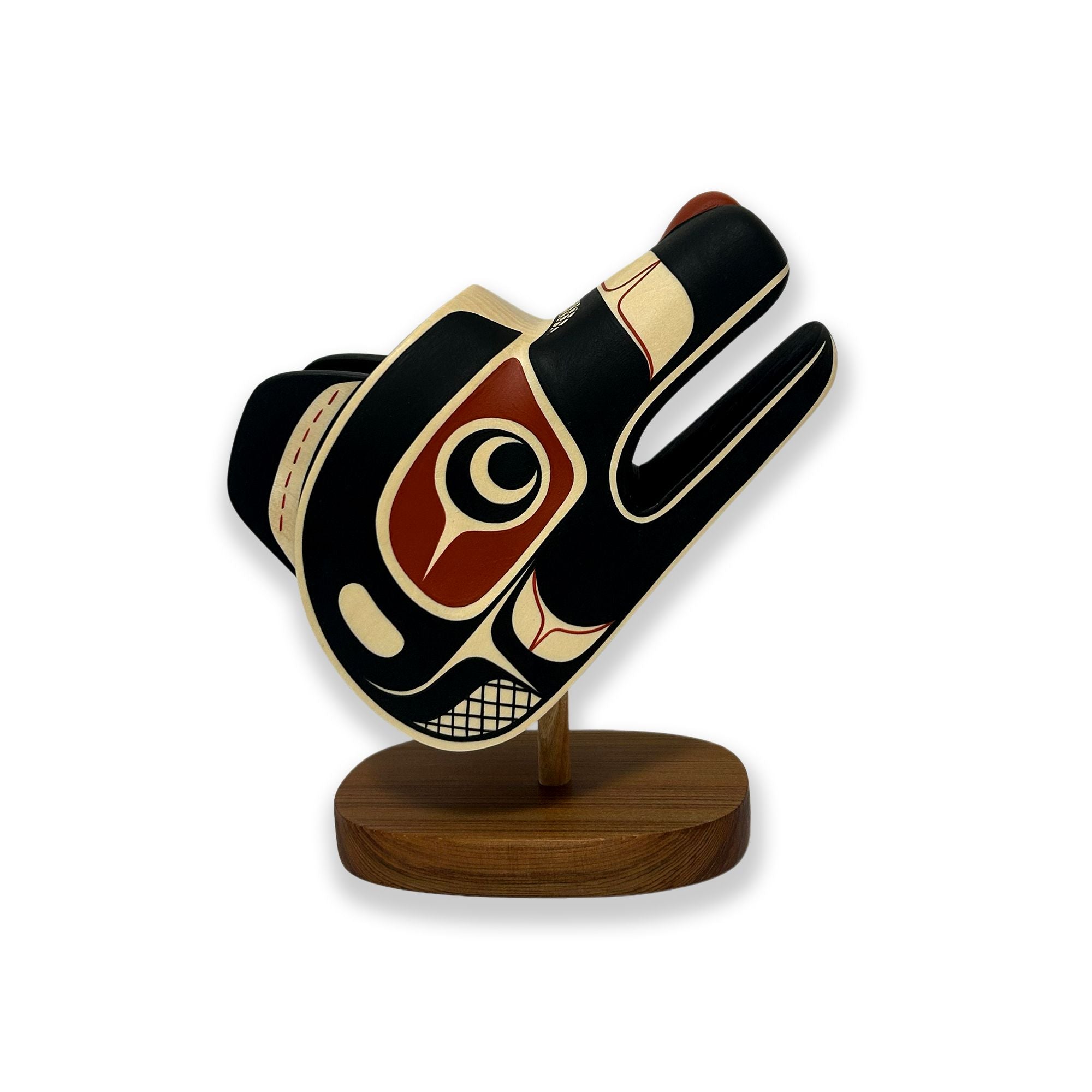 Wolf Maskette by Kwakwaka'wakw artist Rod Smith