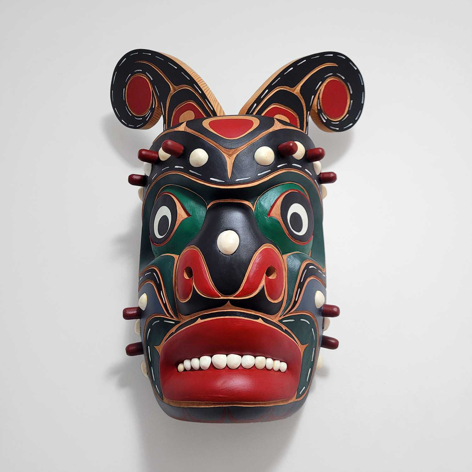 Sea Monster or Yagis Mask by Kwakwaka'wakw Master Carver Bill Henderson