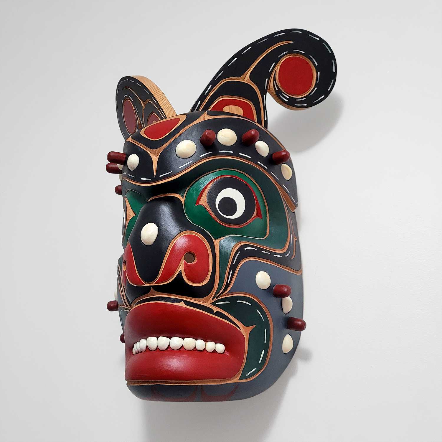 Sea Monster or Yagis Mask by Kwakwaka'wakw Master Carver Bill Henderson