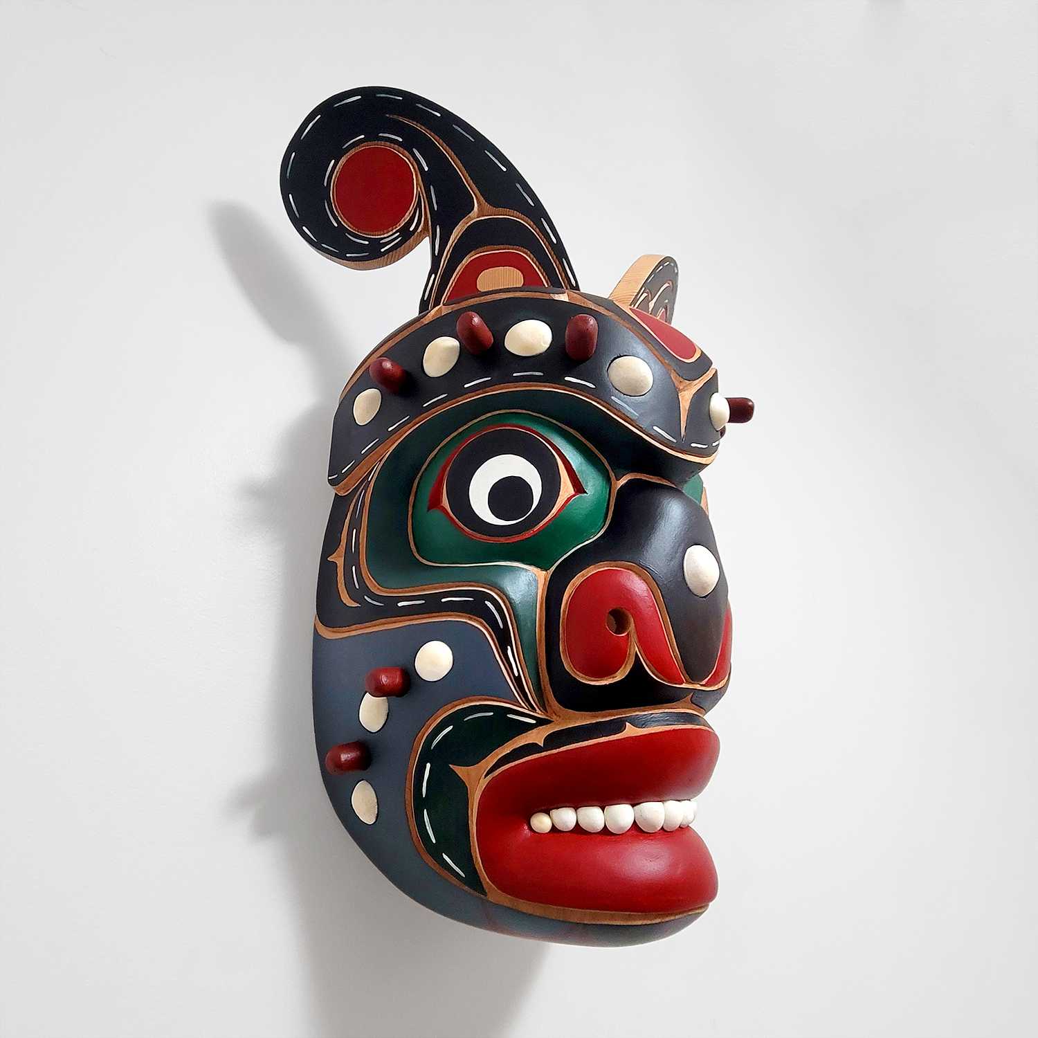 Sea Monster or Yagis Mask by Kwakwaka'wakw Master Carver Bill Henderson