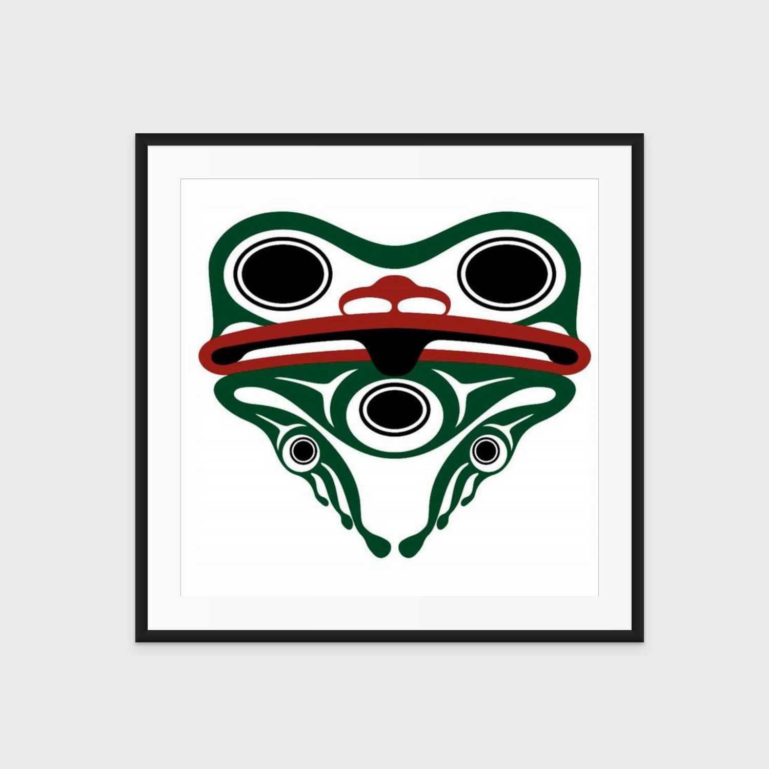 Frog Dance Limited Edition Print by Tsimshian artist Roy Vickers