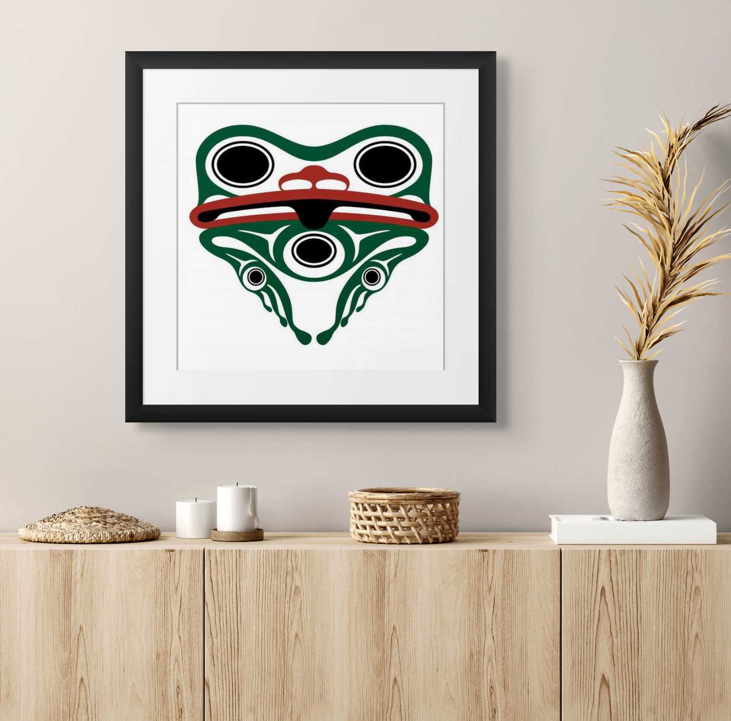 Frog Dance Limited Edition Print by Tsimshian artist Roy Vickers