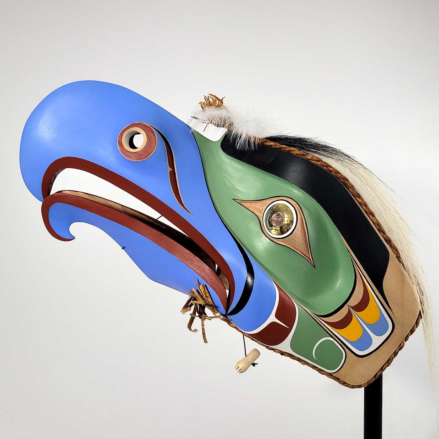 Kolus Mask by Kwakwaka'wakw artist Spence Shaw