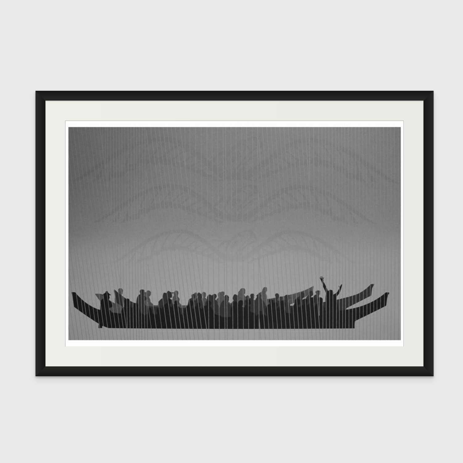 Canoe Limited Edition Print by Tsimshian artist Roy Vickers