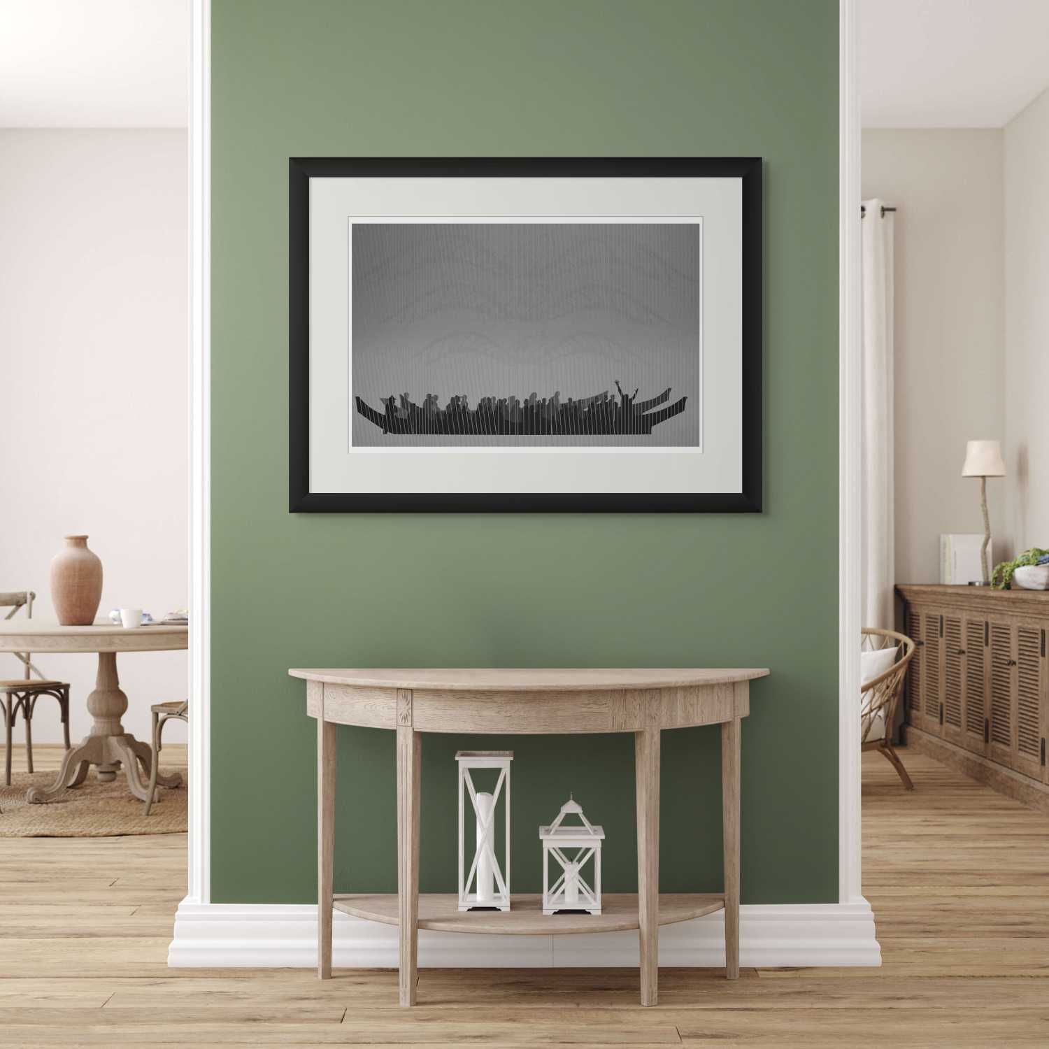 Canoe Limited Edition Print by Tsimshian artist Roy Vickers